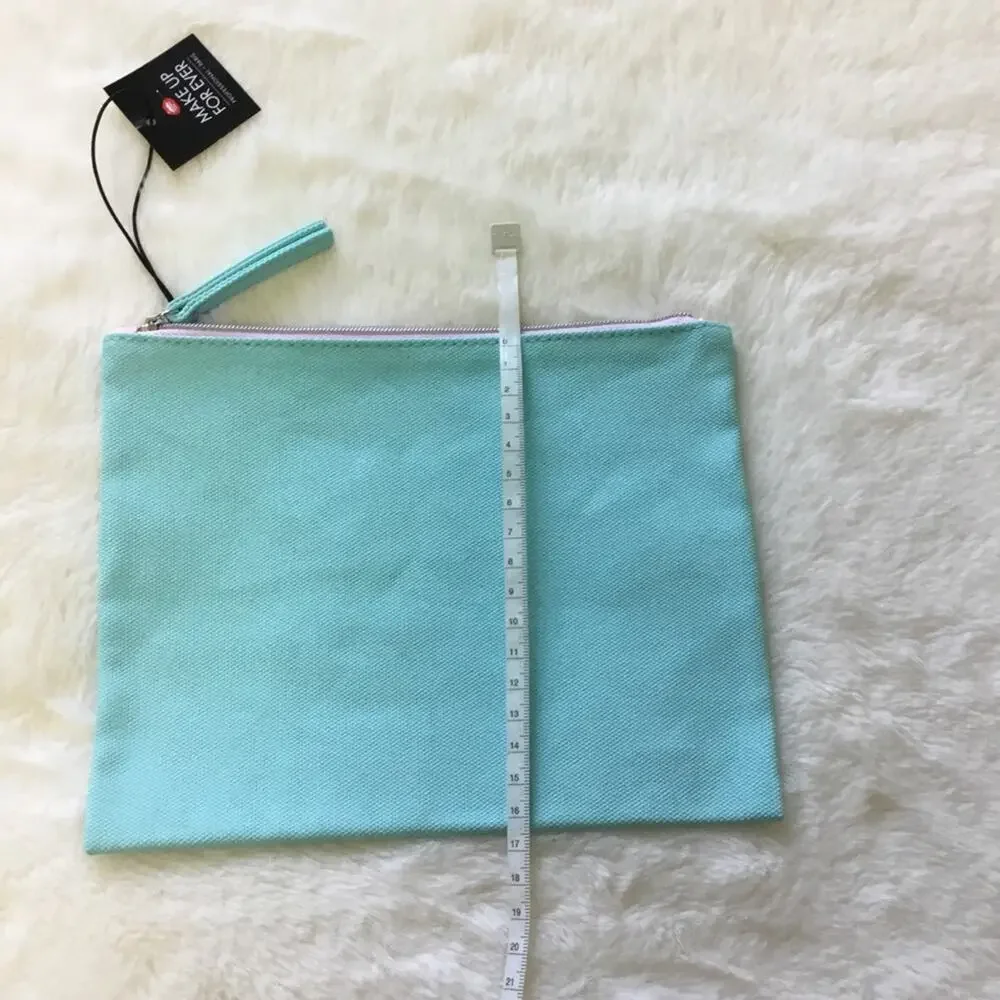 Makeup Forever Teal Makeup Bag